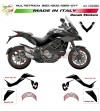 Mission Winnow schwarz Aufkleber Kit - Ducati Multistrada 1200 / 1260 / 950 