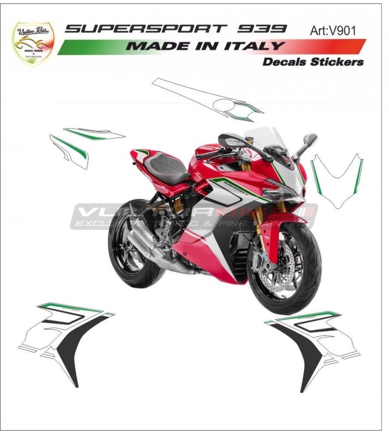 Spezielles Design Klebeset - Ducati Supersport 939