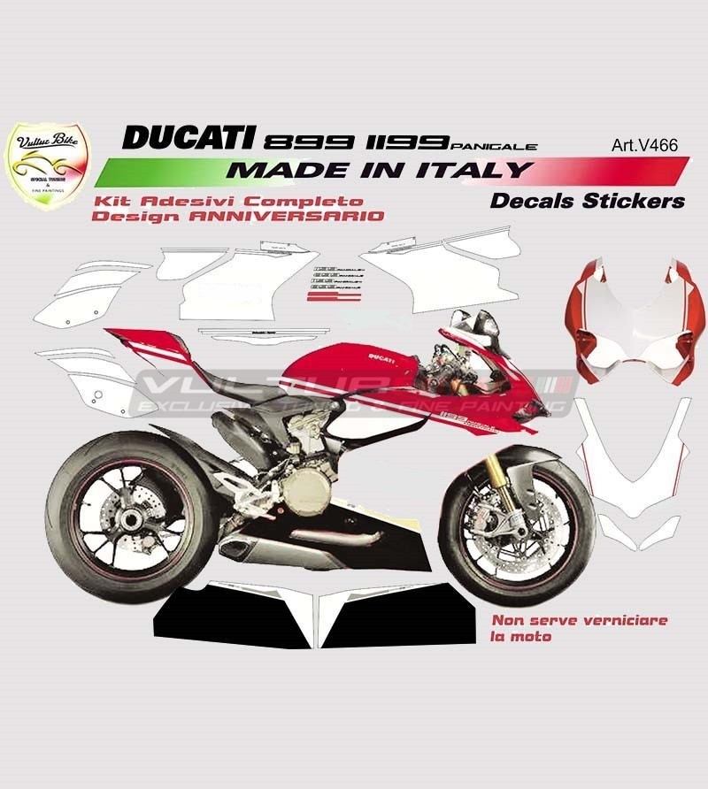 Réplica Sticker Kit 1299 Aniversario - Ducati Panigale 899/1199