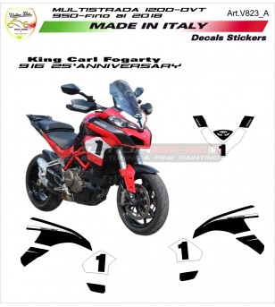 Stickers kit 25th anniversary 916 Carl Fogarty - Ducati Multistrada 1200 DVT / 950
