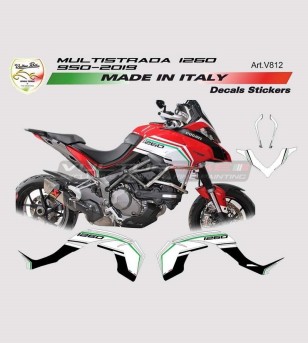 Stickers' kit brand new design - Ducati Multistrada 1260 / 950 2019