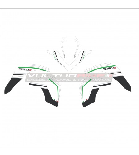 Kit adesivi design nuovo - Ducati Multistrada 1260 / 950 2019 
