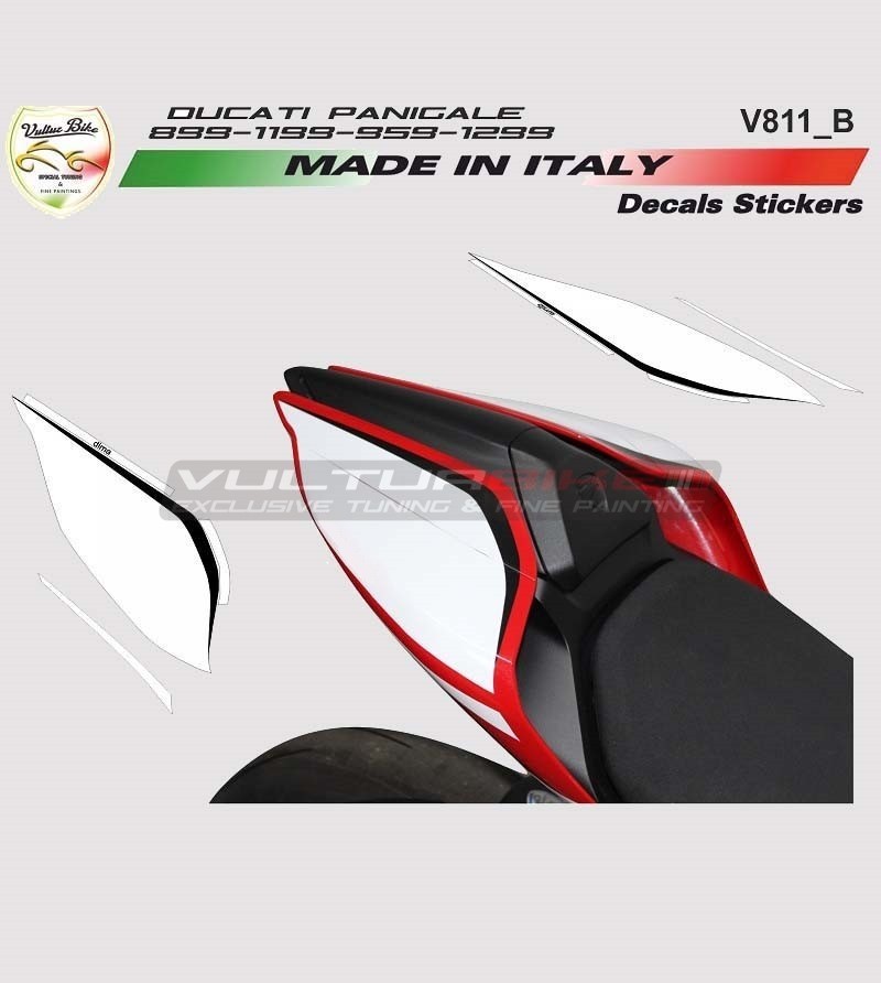 Adesivo tabella portanumero coda - Ducati Panigale  V4 / 899/1199/1299/959