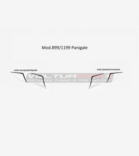 Warteschlangen-Nummer-Tabellenaufkleber - Ducati Panigale V4 / 899/1199/1299/959 