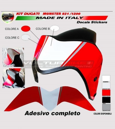 Banda adhesiva para diseño de guardabarros 1200R - Ducati Monster 821/1200