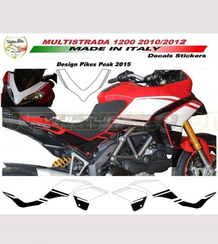 Sticker Kit Design Pikes Peak 2015 - Ducati Multistrada 1200 2010/14 