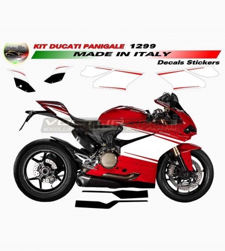 Aufkleber Aufkleber Schnurrbart Carene Carbon 3D - Ducati Panigale 899/1199