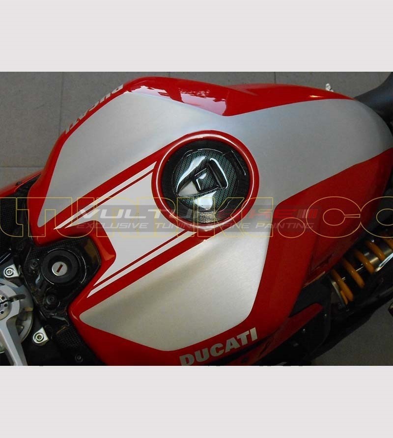 Adesivi Protezioni laterali serbatoio moto compatibili con Ducati