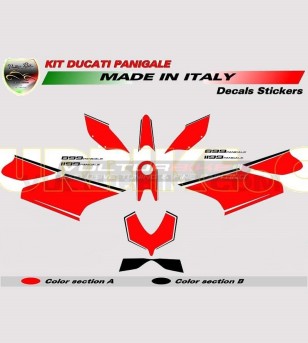 Kit adhésif personnalisable version Race 2 - Ducati Panigale 899/1199