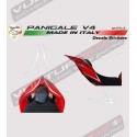 4 Adesivi per codino - Ducati Panigale V4 / V4S / V4R / V2 2020 / Streetfighter V4