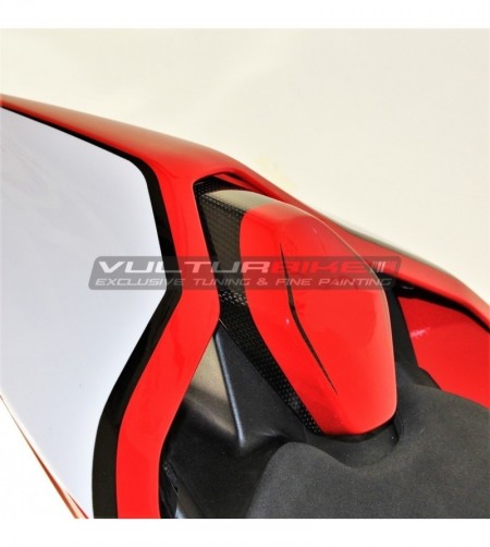 Housse de selle carbone personnalisée - Ducati Panigale V2 2020 / Streetfighter V4 / V2