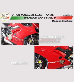 2 pegatinas para carenitas laterales - Ducati Panigale V4