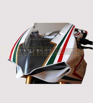 Kit autocollant tricolore pour base blanche - Ducati Panigale 899/1199