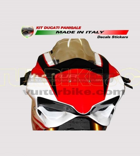 Kit adhésif pour moto à base blanche - Ducati Panigale 899/1199 