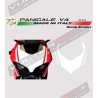 Autocollant de bulle route ou de course - Ducati Panigale V4 / V4S / V4R 