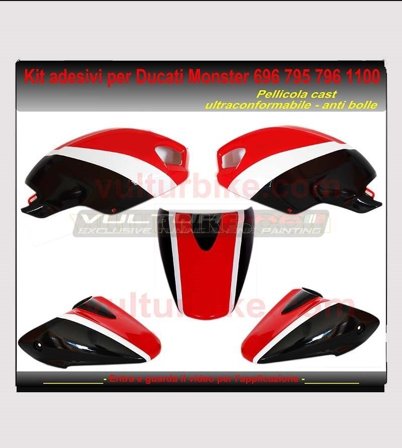 Stickers kit Look S Corse - Ducati Monster