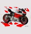 Kit de pegatinas Super corsa - Ducati Panigale 899/1199