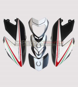 Kit de pegatinas tricolor con corona negra - Ducati Hypermotard 796/1100