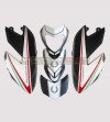 Tricolor stickers kit with black crown - Ducati Hypermotard 796/1100 
