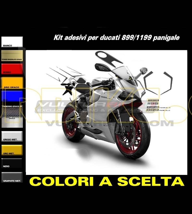 Kit adhésif couleur complet - Ducati Panigale 899/1199/1299/959