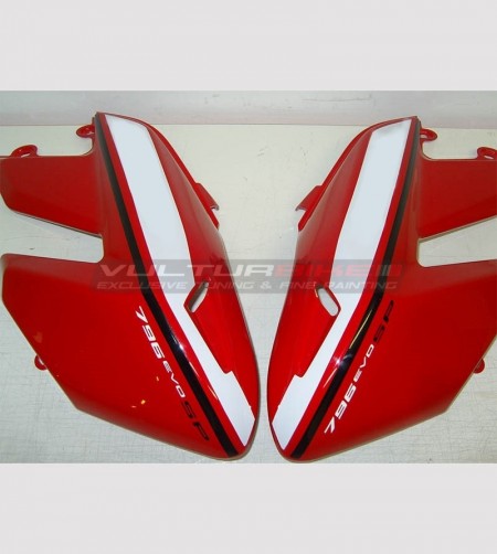Kit de pegatinas de rendimiento de motocicleta roja - Ducati Hypermotard 796/1100 
