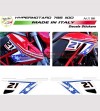 Pegatinas para los laterales rojos de la motocicleta - Ducati Hypermotard 796/1100 