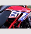 Pegatinas para los laterales rojos de la motocicleta - Ducati Hypermotard 796/1100 