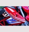 Aufkleber für rote Motorrad-Seitengurte - Ducati Hypermotard 796/1100 