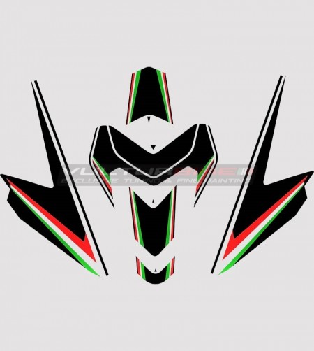 Kit adhesivo de diseño tricolor - Ducati Hypermotard 796/1100 