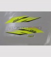 Stickers kit fluo yellow/black - Yamaha R6 