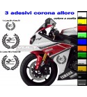 Pegatinas de la corona laurel, campeona del mundo de MotoGP