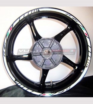 Motorcycle wheel stickers -...