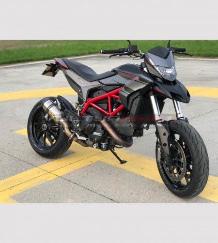 Graphit/Rot Aufkleber Kit - Ducati Hypermotard 821/939 