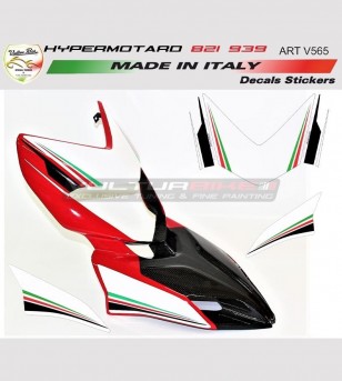 Stickers' Shell for front fairing custom design - Ducati Hypermotard 821/939