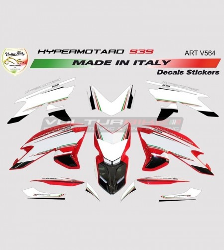 Stickers' kit tricolor design - Ducati Hypermotard 939