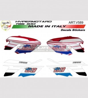 Stickers for sidepanels USA - Ducati Hypermotard 796/1100