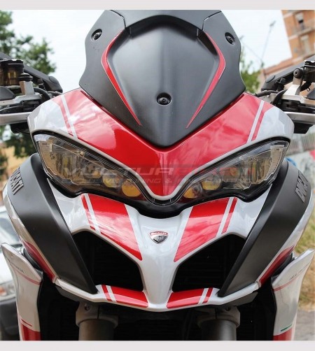 Pegatinas de carenado blanco o gris - Ducati Multistrada 1200 DVT 