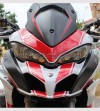 Weiße oder graue Rumpf Aufkleber - Ducati Multistrada 1200 DVT 