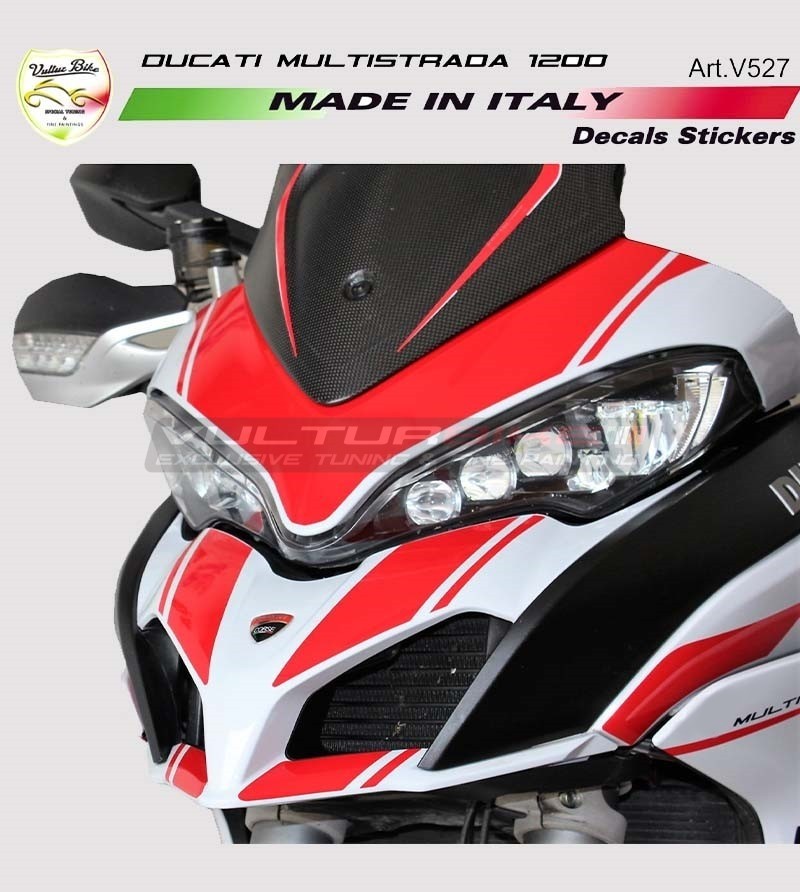 Colored fairing stickers - Ducati Multistrada 1200 / 1260