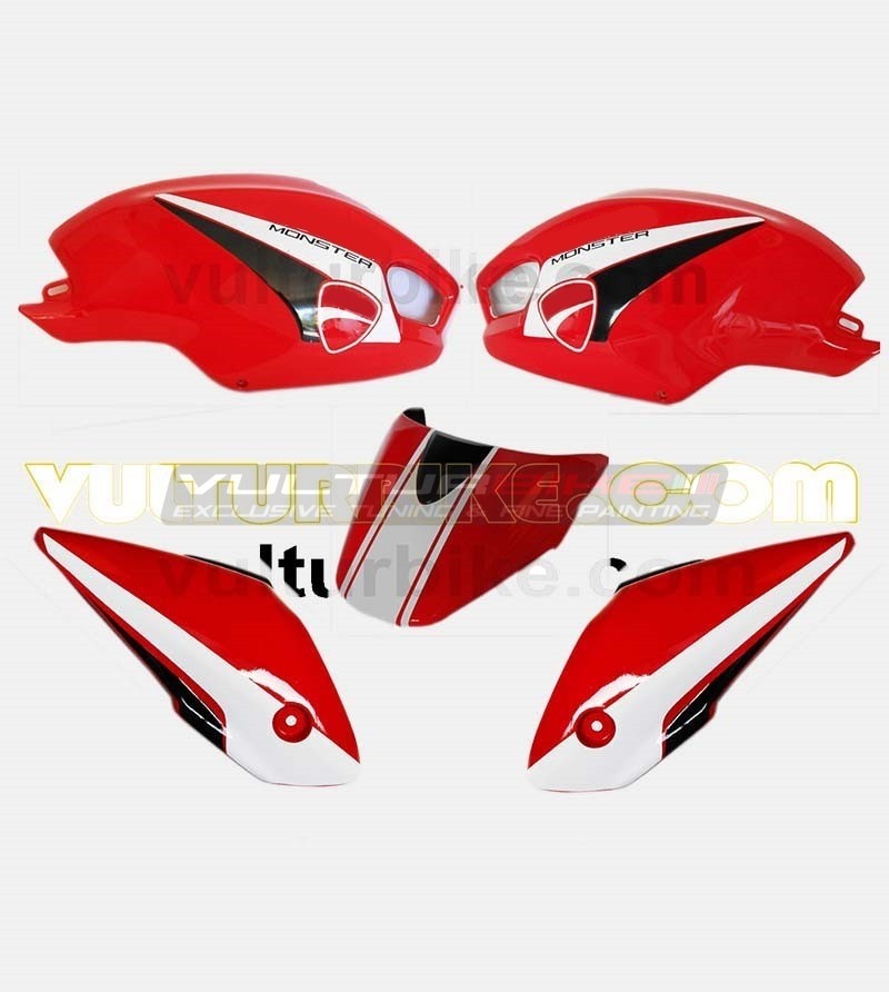 Custom graphic stickers kit - Ducati Monster