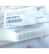Original emblem Ducati Superbike silver color 