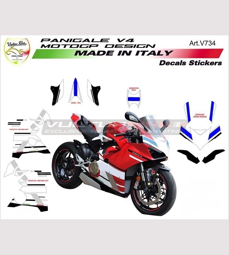 Moto GP Design Sticker Kit - Ducati Panigale V4