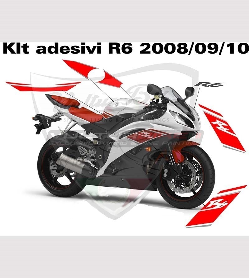 Kit adhésif complet - Yamaha R6 2008/09/10