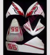 Stickers kit Racing with number - Yamaha R1 