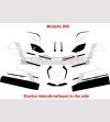 Kit adhésif complet design personnalisé - Ducati Panigale V4 / 899/1199/1299/959 