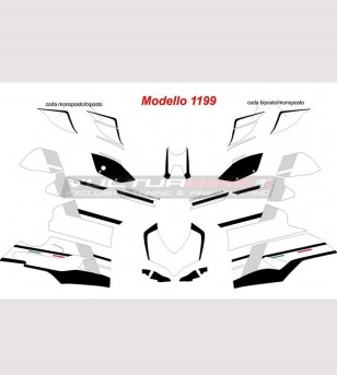 Klebesatz komplettes individuelles Design - Ducati Panigale V4 / 899/1199/1299/959