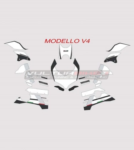 Klebesatz komplettes individuelles Design - Ducati Panigale V4 / 899/1199/1299/959 