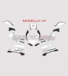 Klebesatz komplettes individuelles Design - Ducati Panigale V4 / 899/1199/1299/959 