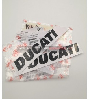 Pair of original stickers Ducati mm.177x32