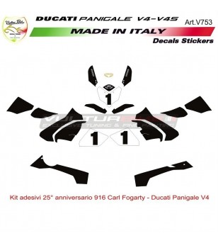 Kit adesivi 25° anniversario 916 Carl Fogarty - Ducati Panigale V4 / V4S / V4R